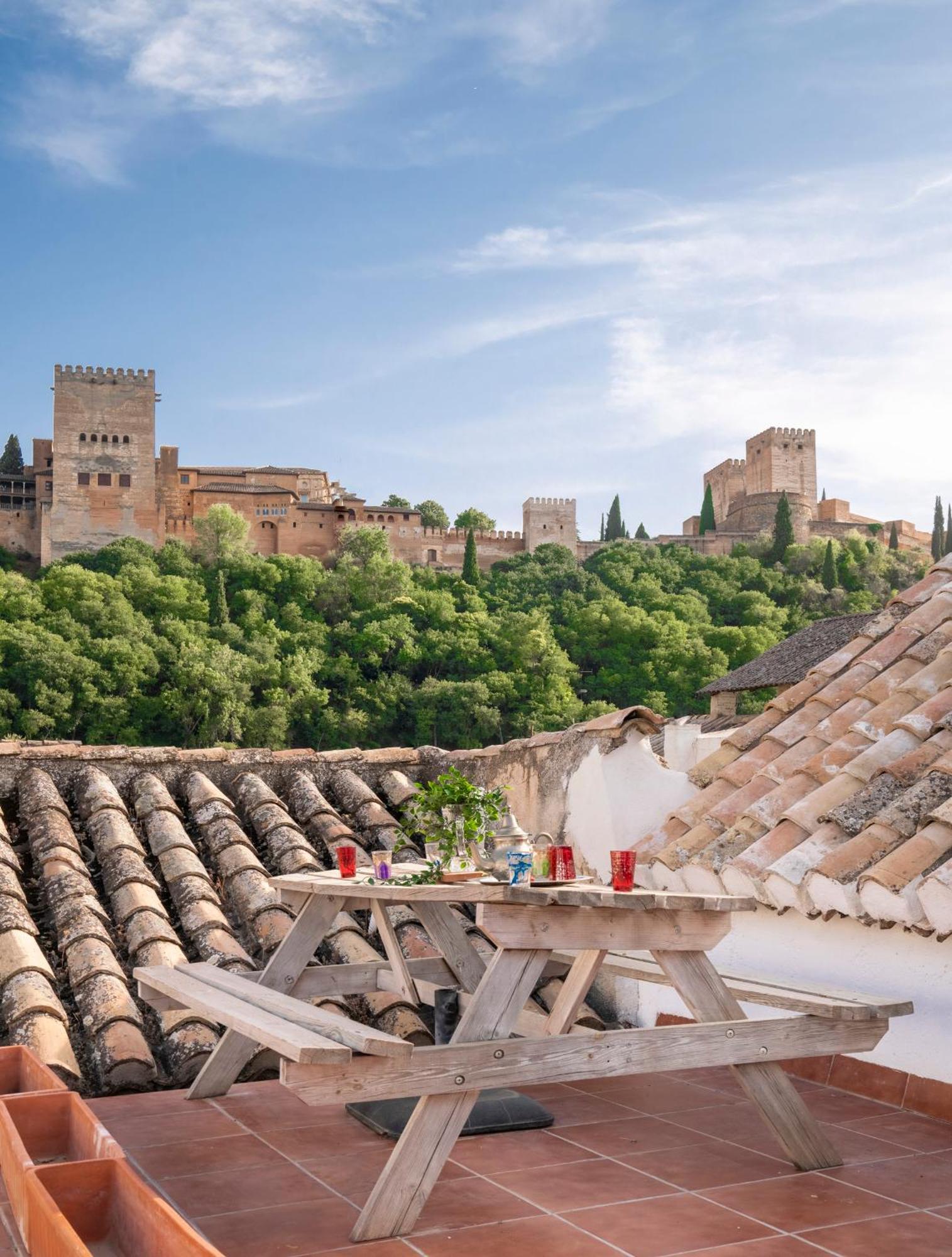 Apartament El Rincon Nazari - Vistas A La Alhambra Y Terraza Grenada Zewnętrze zdjęcie